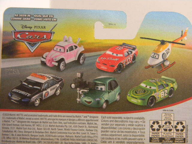 DISNEY PIXAR ‘CARS’, New for 2021 “DEREK WHEELIAMS” Unopened Blister Package