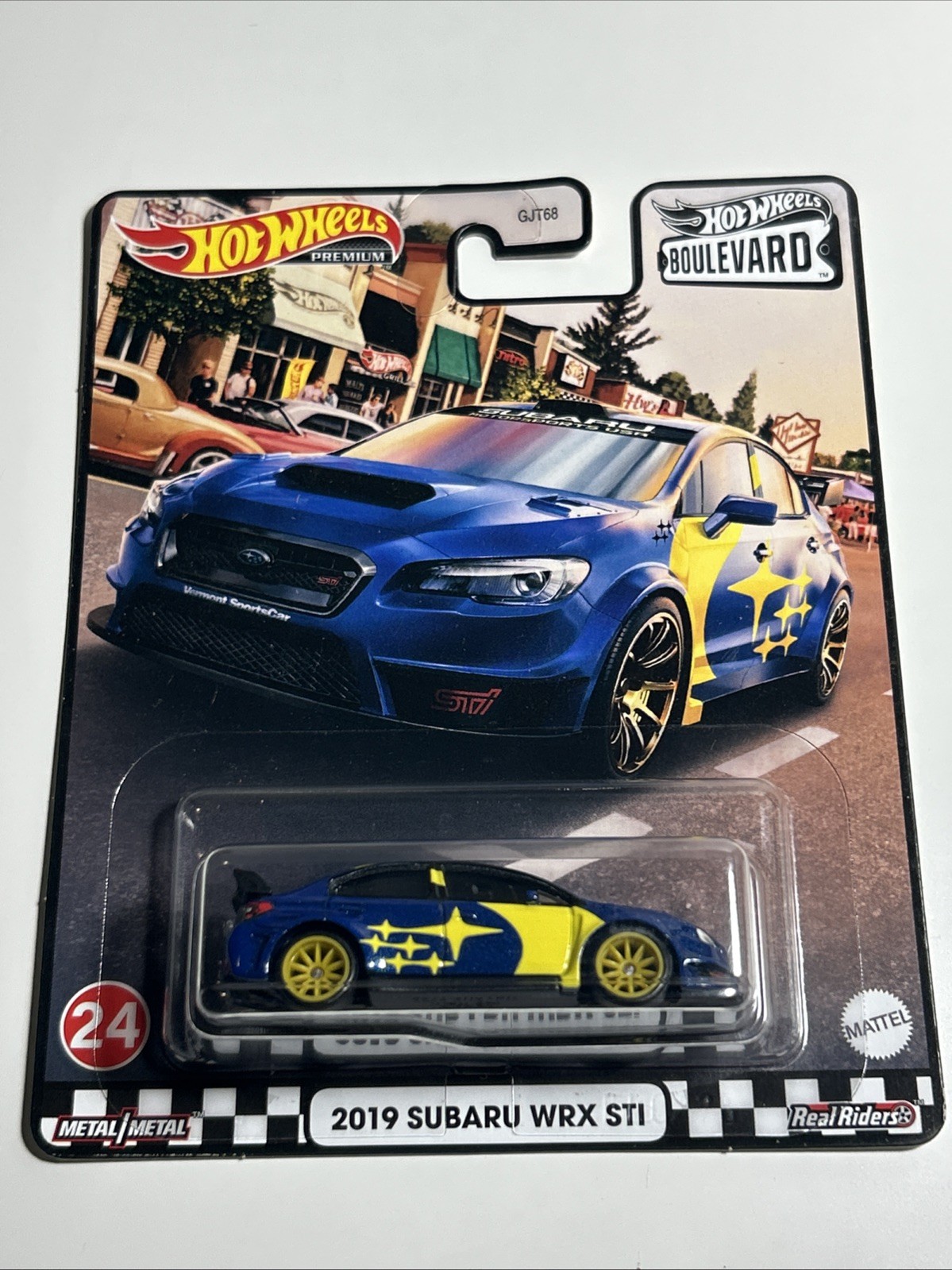 Hot Wheels Premium Boulevard 2019 Subaru WRX STI #24 MATTEL