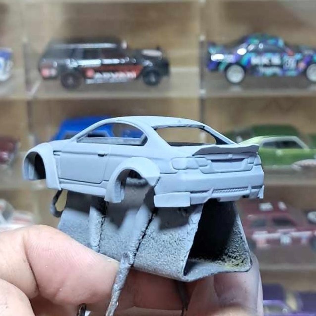 Liberty Walk Style Wide Body Kit for Hot Wheels ’10 BMW M3 – Resin – 3d Printed