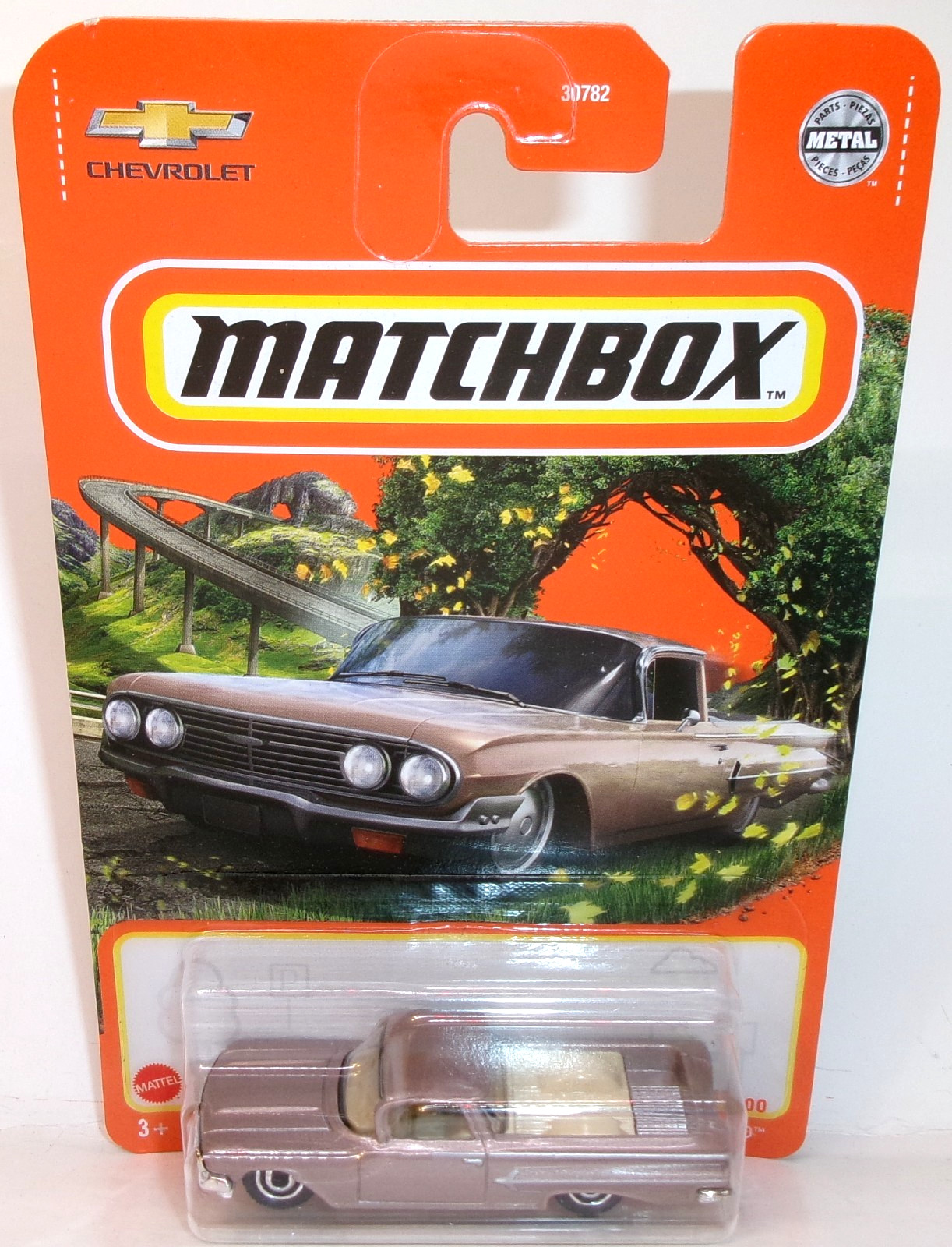 2022 MATCHBOX 1:64 MBX HIGHWAY 33/100 PINK (MAUVE) 1960 CHEVY EL CAMINO