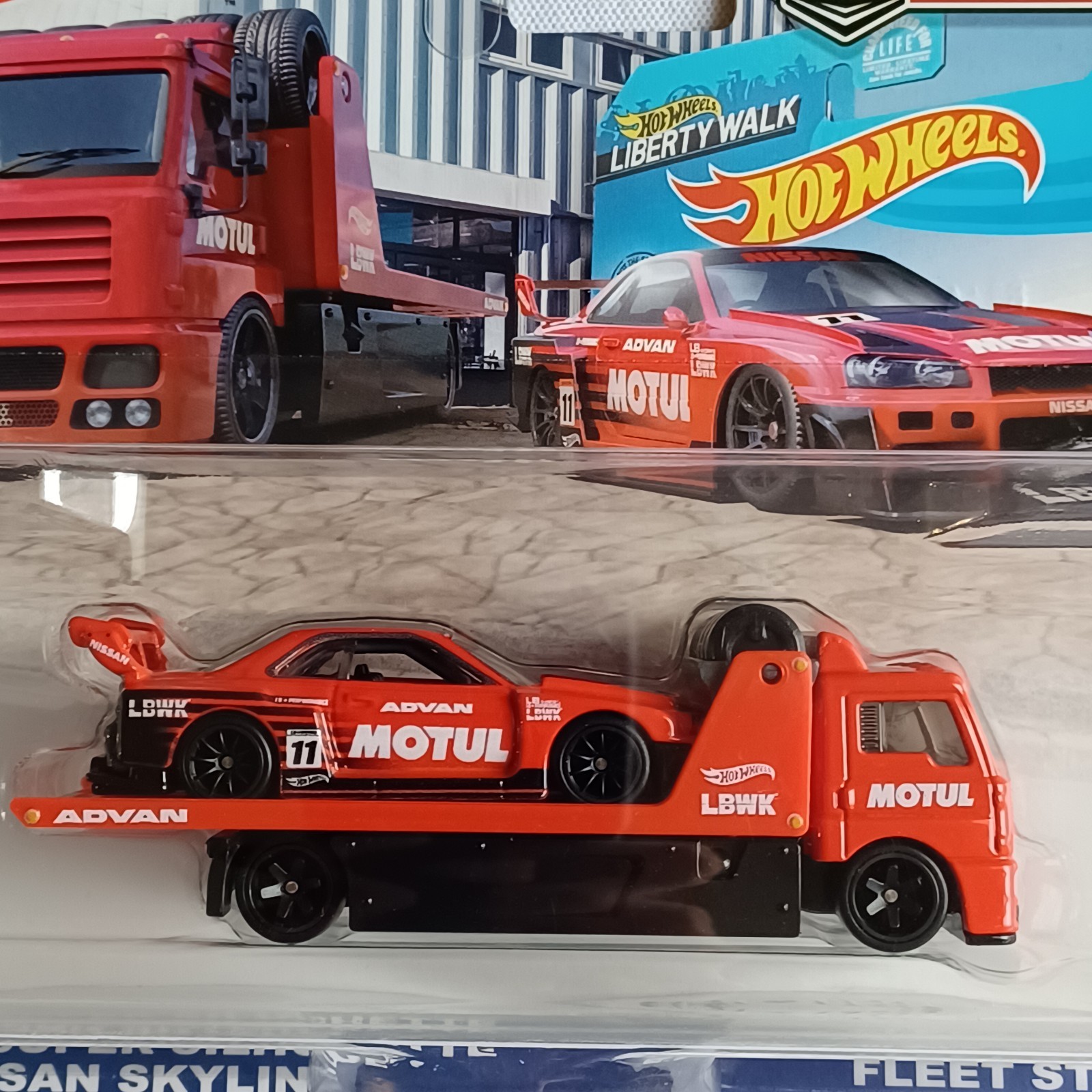 2024 HOT WHEELS *PREMIUM TEAM TRANSPORT* *NISSAN SKYLINE LIBERTY WALK* VERY RARE