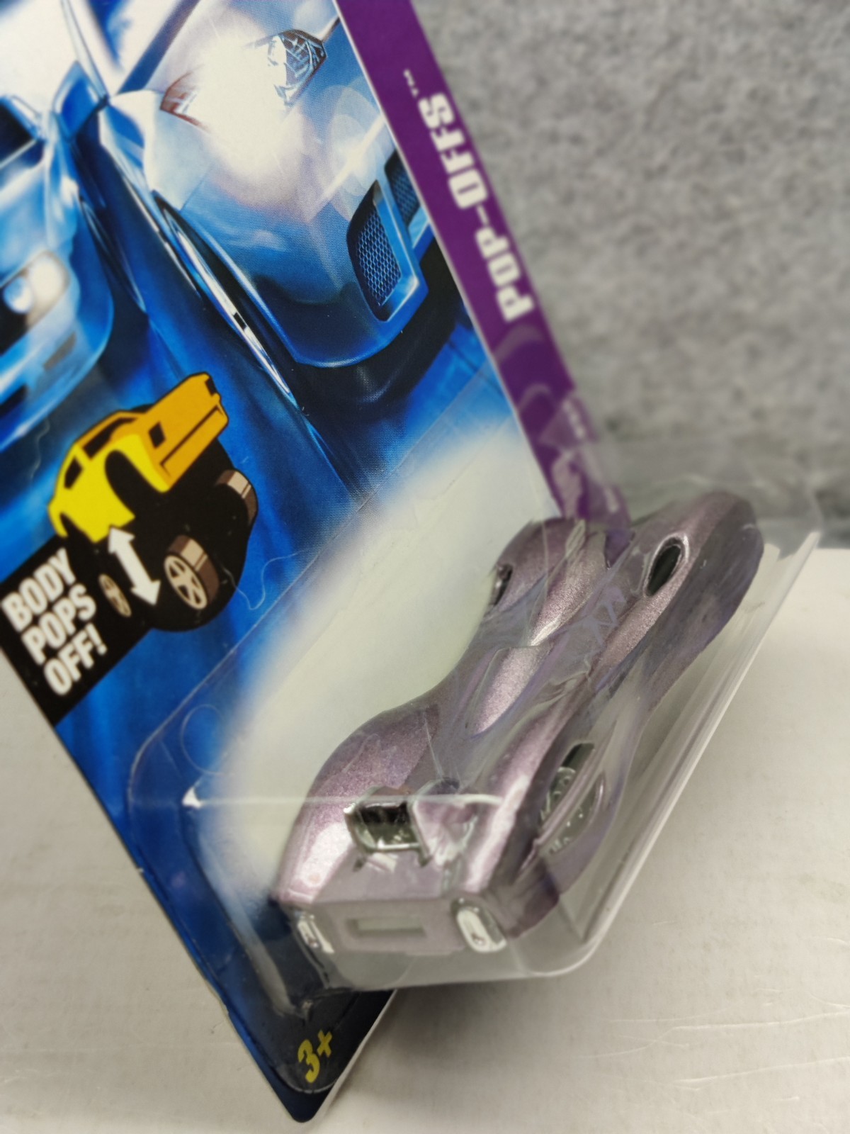 Hot Wheels 2007 Pop-Offs #4/4 Purple “GROUND FX” #040/180 -Mint Card!