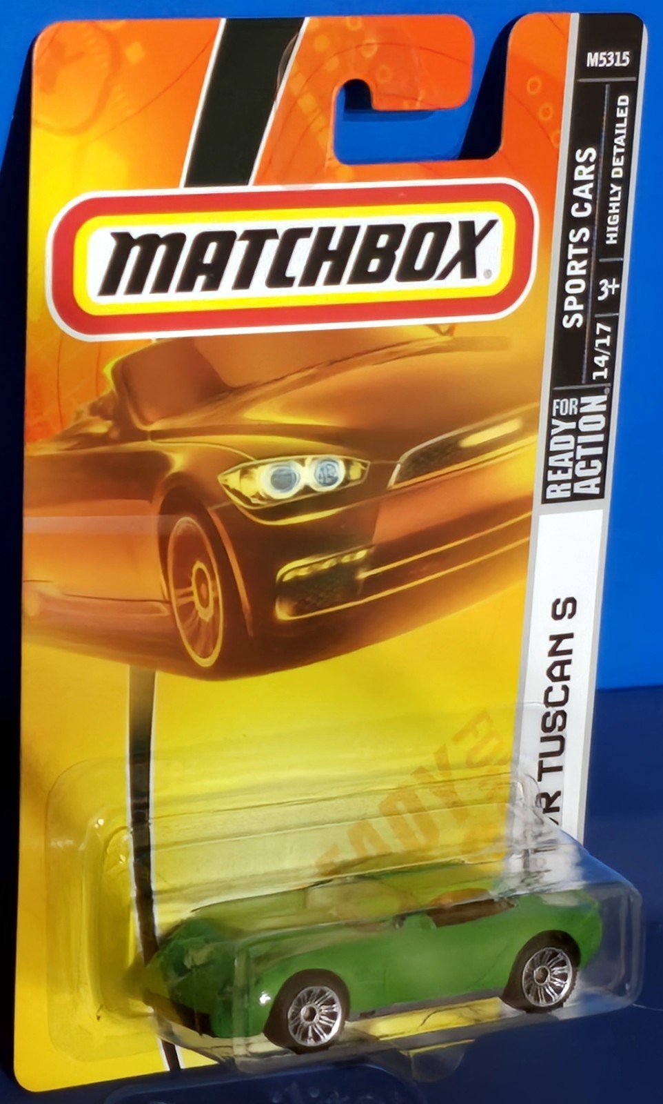 2008 MATCHBOX TVR Tuscan S M5315-0910 SPORTS CARS Series 14/17 Green