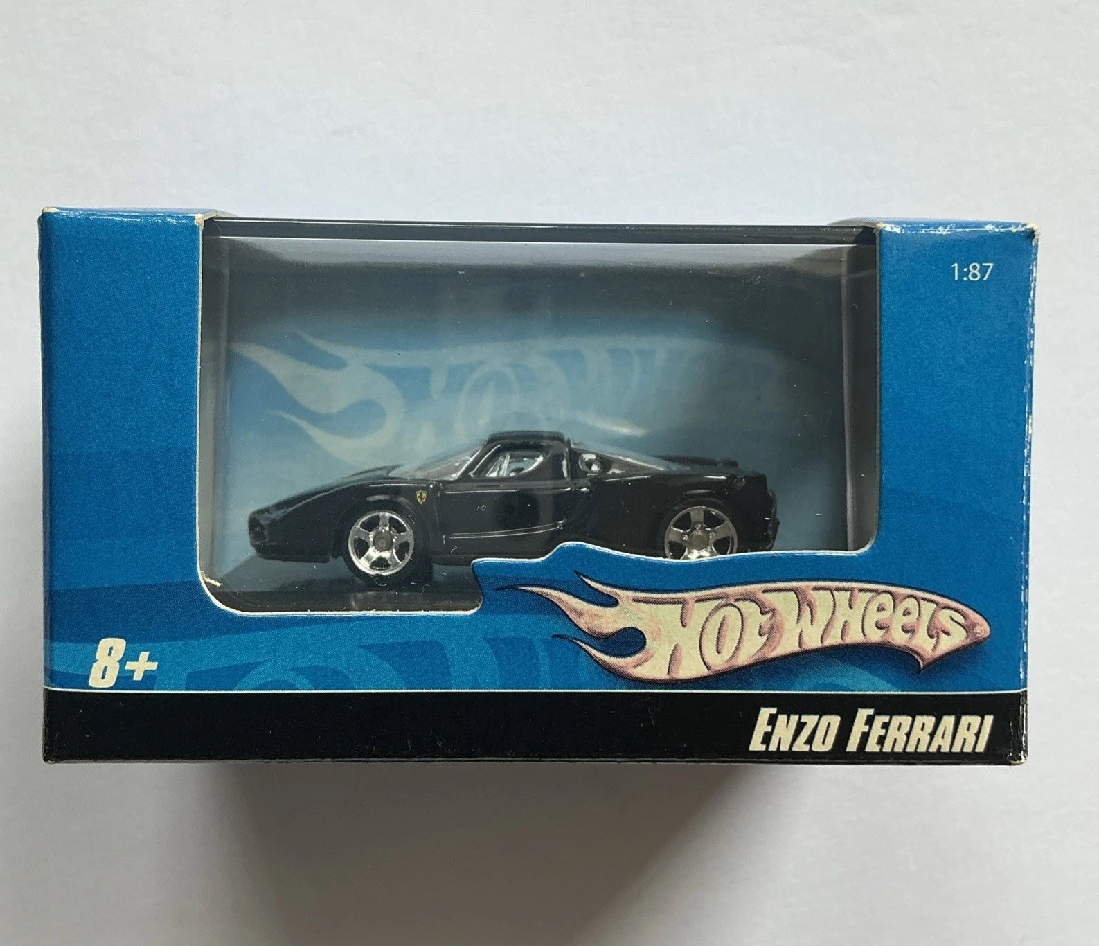 Hot Wheels 2007 ENZO FERRARI 1:87/HO Scale Lot of 3 Red, Black & Blue NIP