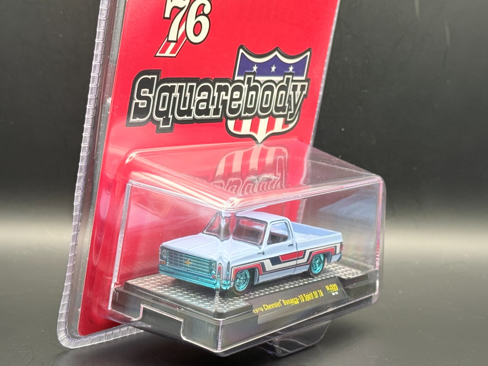 M2 1976 Chevrolet Silverado Bonanza-10 SPIRIT OF 76 Squarebody MJS99 1/64 CHASE