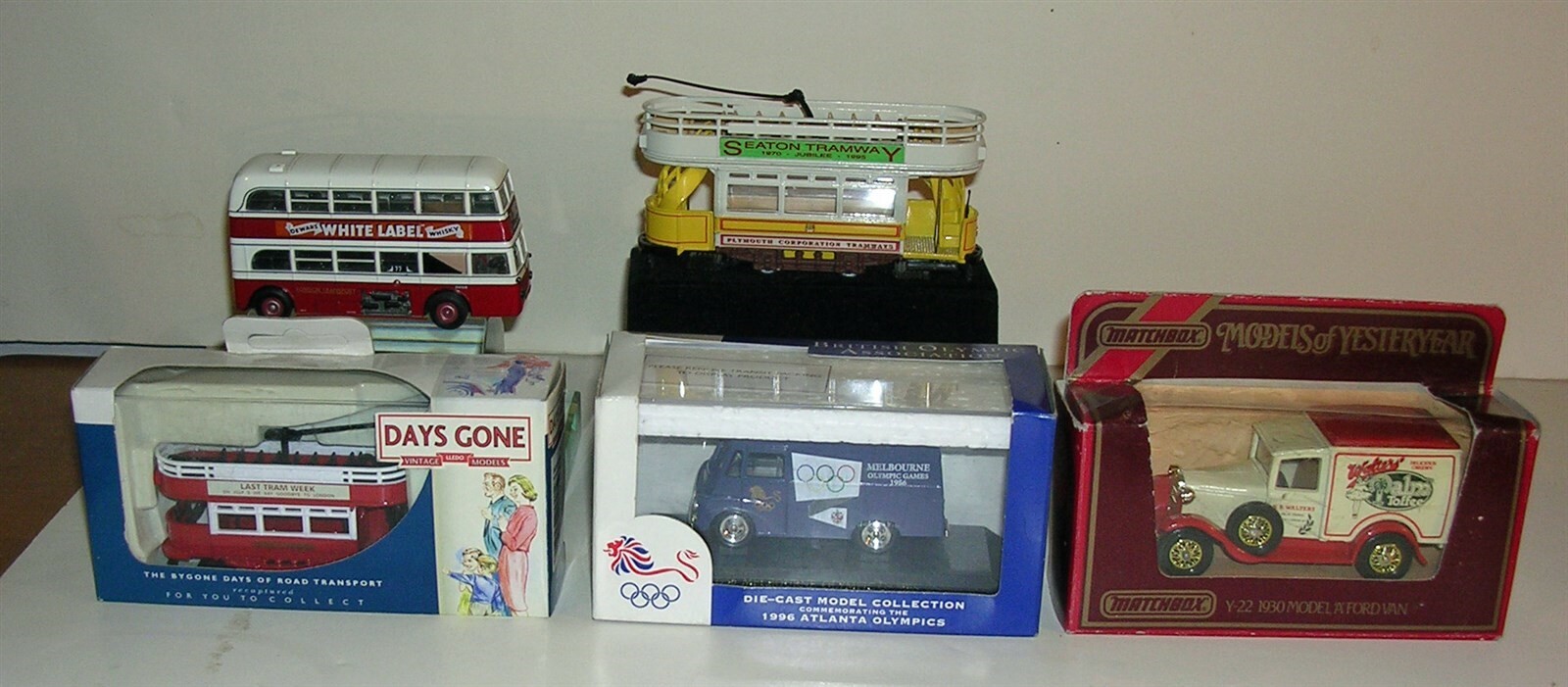 Lot of 5 British Die Cast Vehicles Matchbox Lledo Corgi England