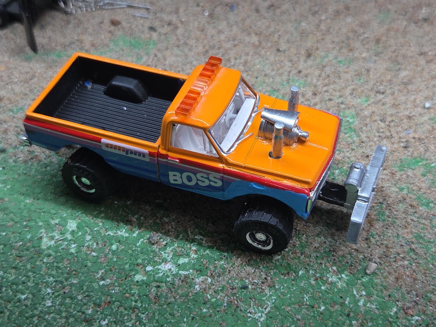 CUSTOM BUILT 1:64 4×4 GreenLight 1972 PULLING TRUCK puller Chevy CHEVEROLET Ertl