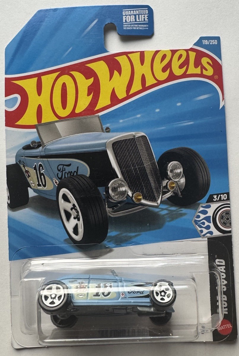 2026 Hot Wheels ROD SQUAD 3/10 ’33 Ford Lo Boy 119/250
