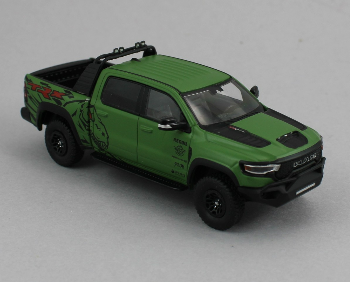 1:64 *596 MODELS* GREEN Dodge RAM TRX Pickup Truck *NIB*