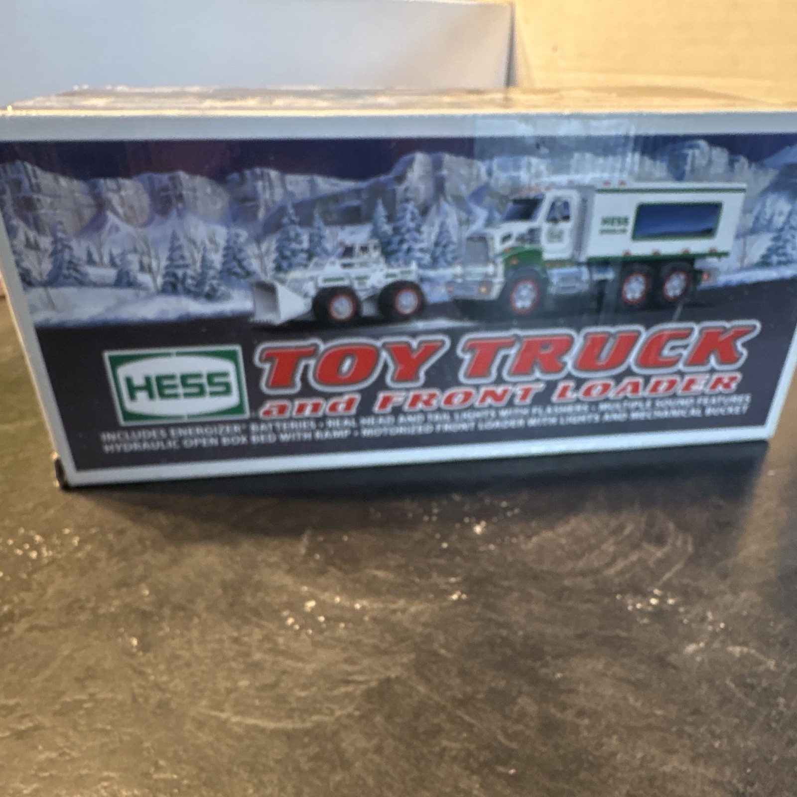 Hess Toy Truck & Front Loader Set White/Green Boxed Age 3-7 Years
