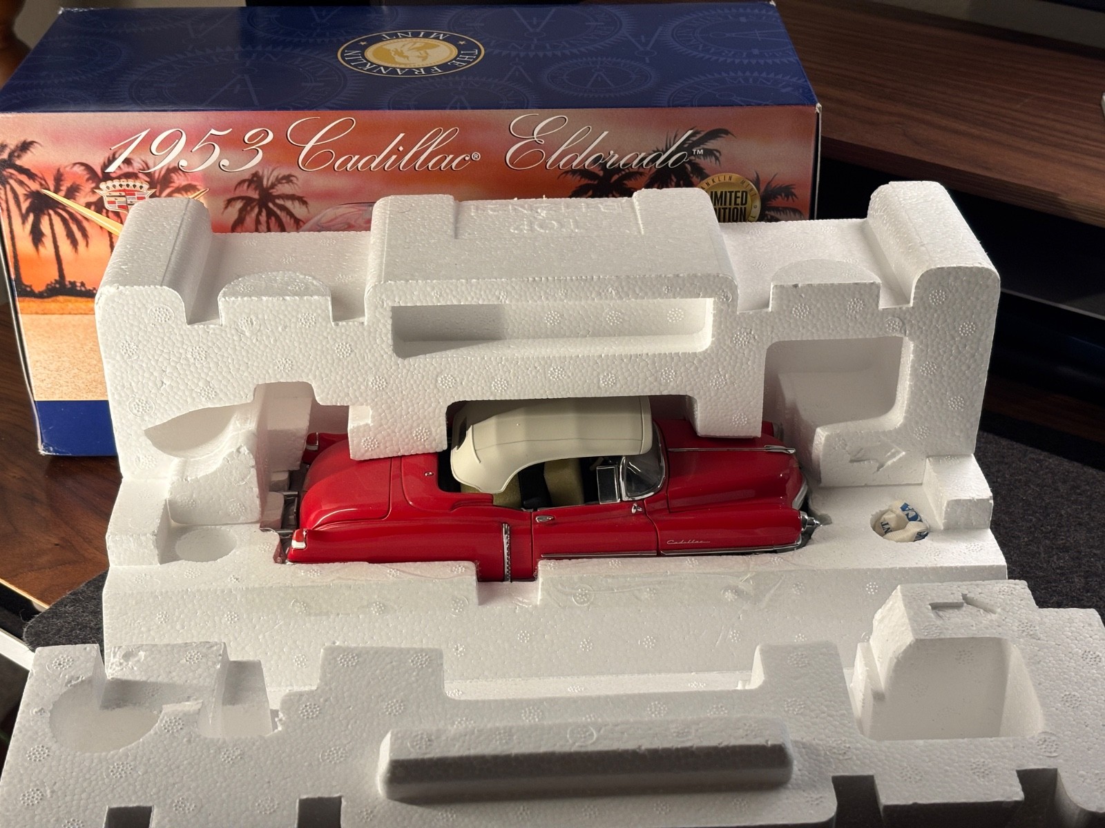 1953 Cadillac Eldorado Convertible, Ltd Ed., Red, NIB w/ Original box, & Title