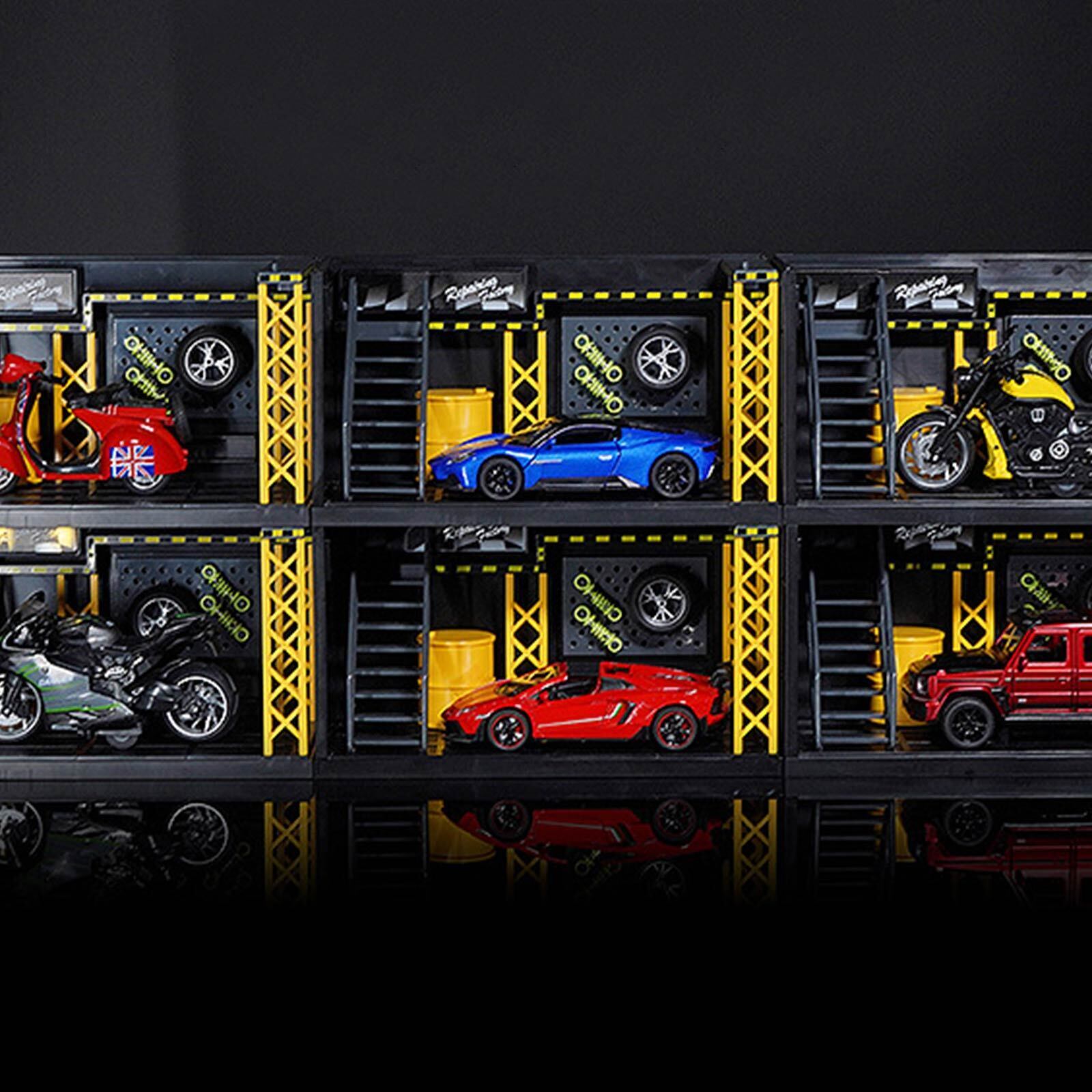 1/24 Diorama Model Car Repair Shop Model Diecast Garage Scene Model Toy DIY