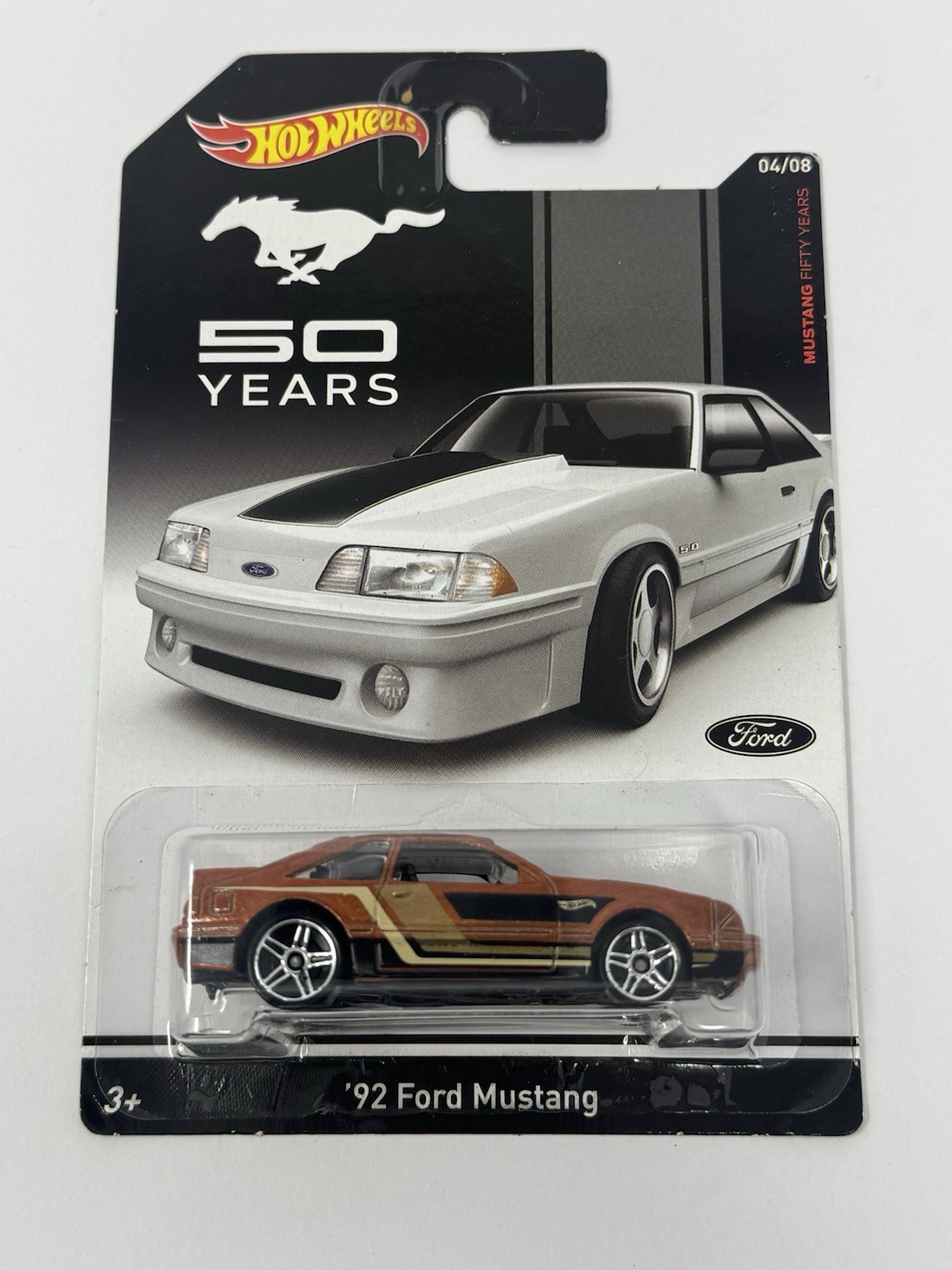 Hot Wheels Copper Orange ‘92 Ford Mustang 50 Years 4/8 A20