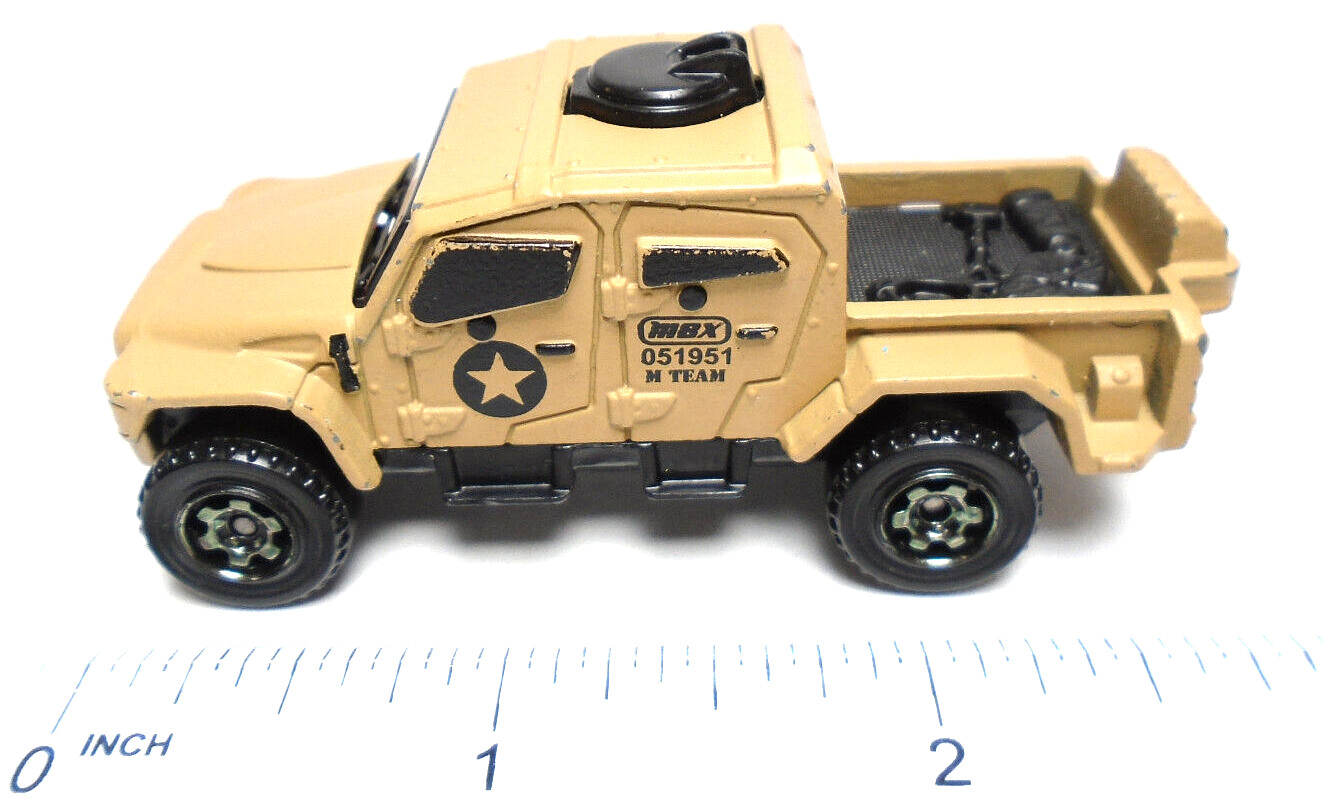 2012 MATCHBOX Y0560 M TEAM 051951 TAN 1:64 DIECAST 2 7/8″ MILITARY TRUCK VEHICLE