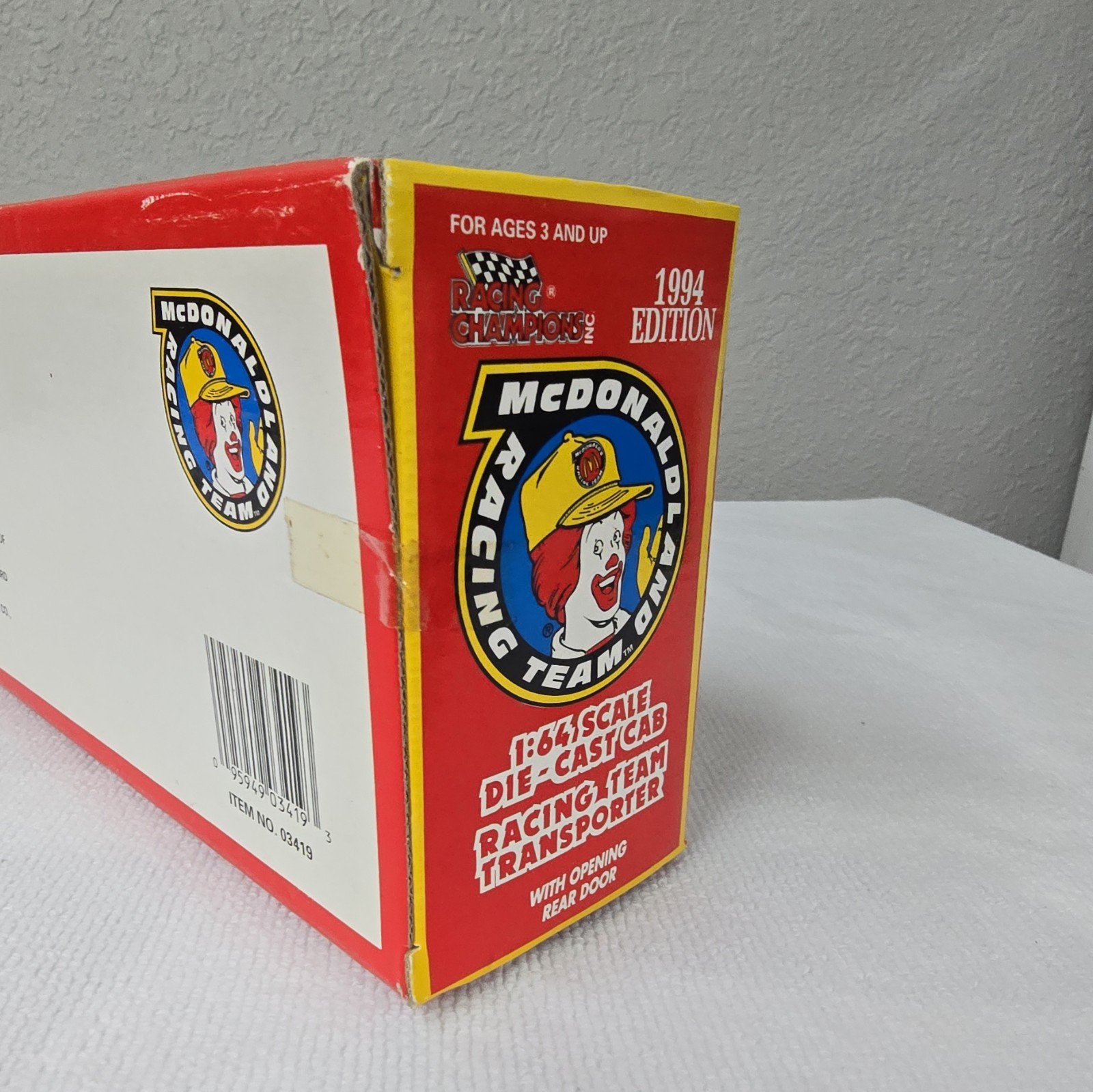 Racing Champions McDonaldland Ford Racing Team Transporter 1:64 Diecast 1994