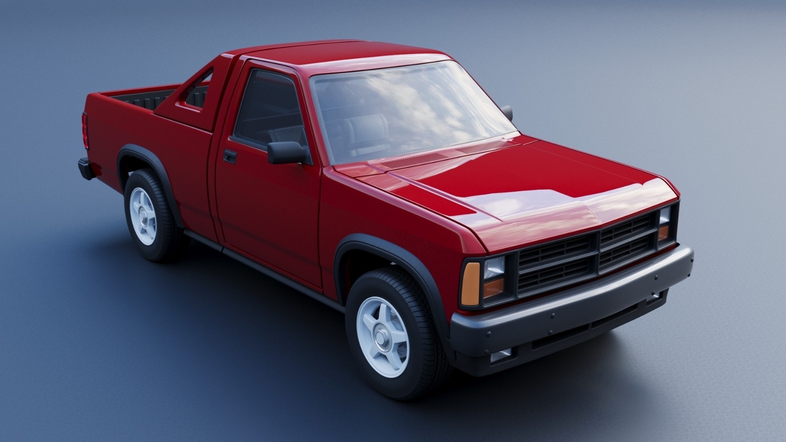 3d printed Dodge Dakota Shelby 1989 model car collectible replica