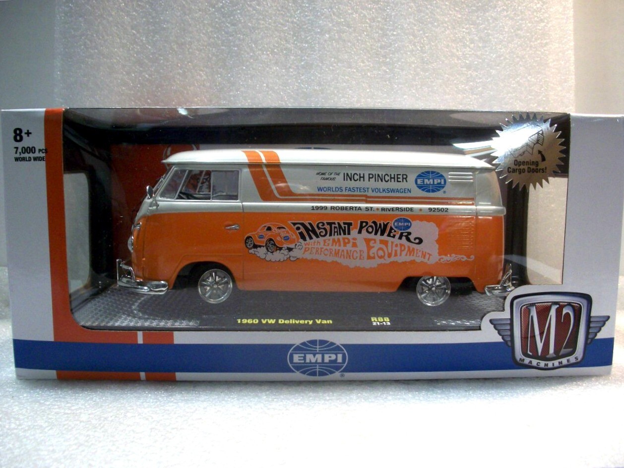 New 1:24 EMPI Diecast 1960 Volkswagen Panel Van