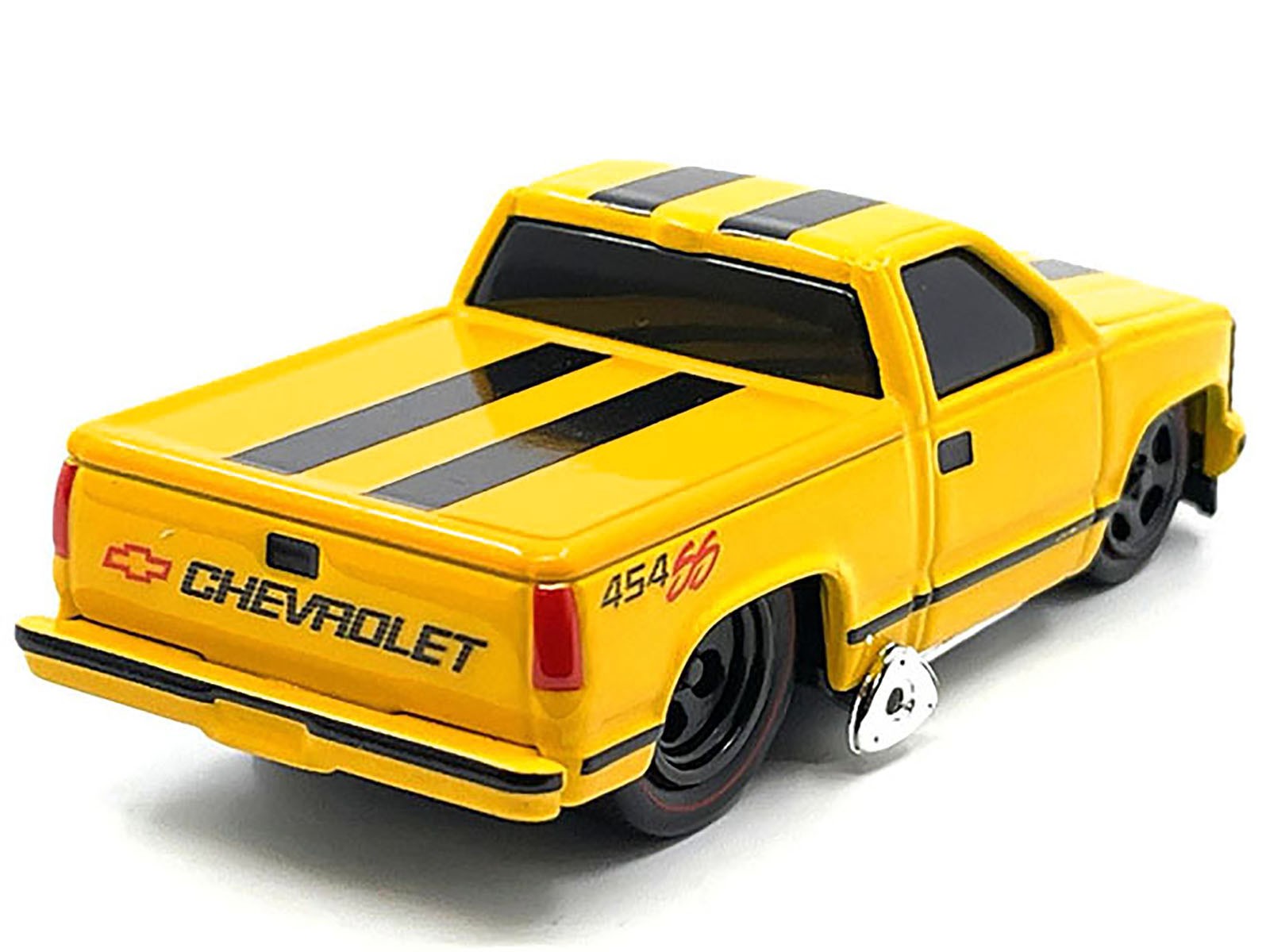 1993 Chevy 454 SS Pickup Yellow Black Stripes 1/64 Diecast Muscle Machines
