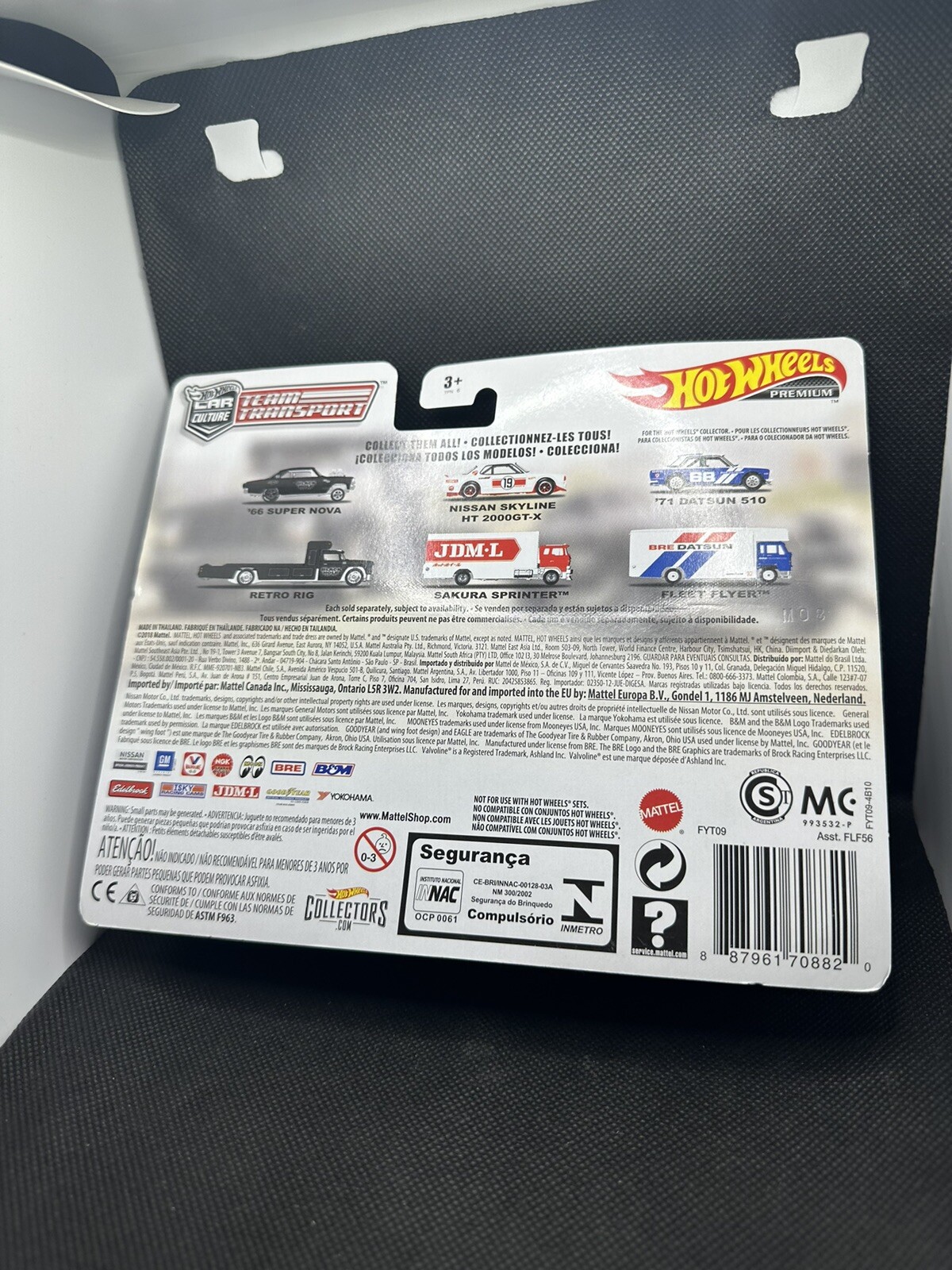 RARE Hot Wheels Premium Car Culture Team Transport ‘66 Super Nova & Retro Rig