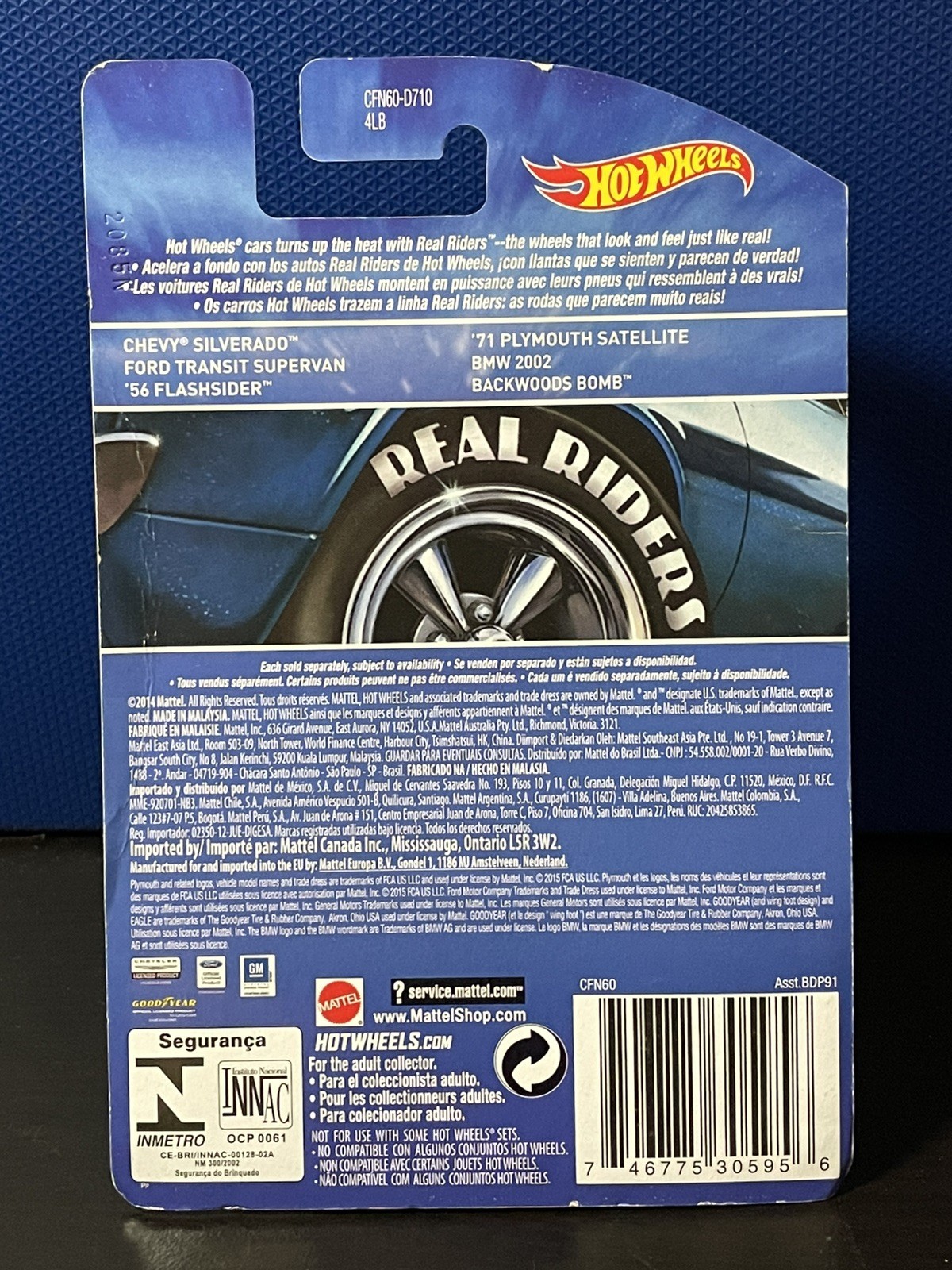 Hot Wheels Truck Mix (4) 63 Studebaker Champ, Ford Transit Supervan, Ford F-150