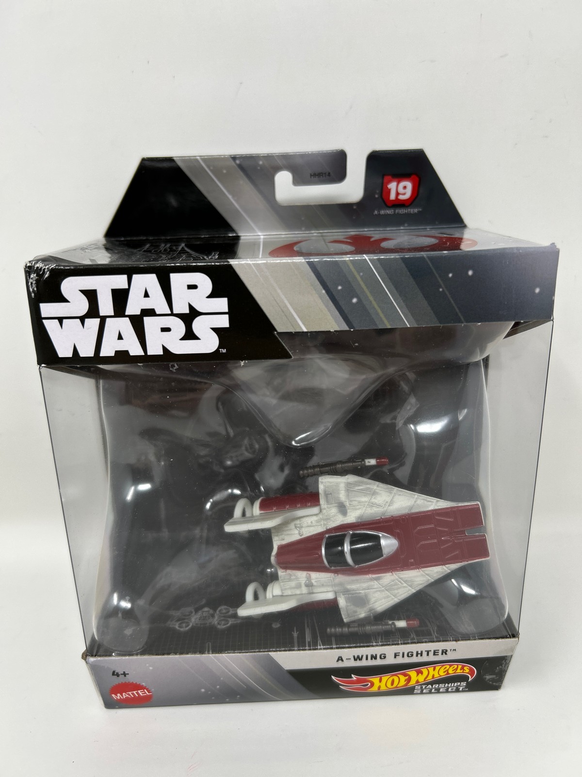 Hot Wheels Star Wars Starships Select Premium Diecast A-Wing Fighter