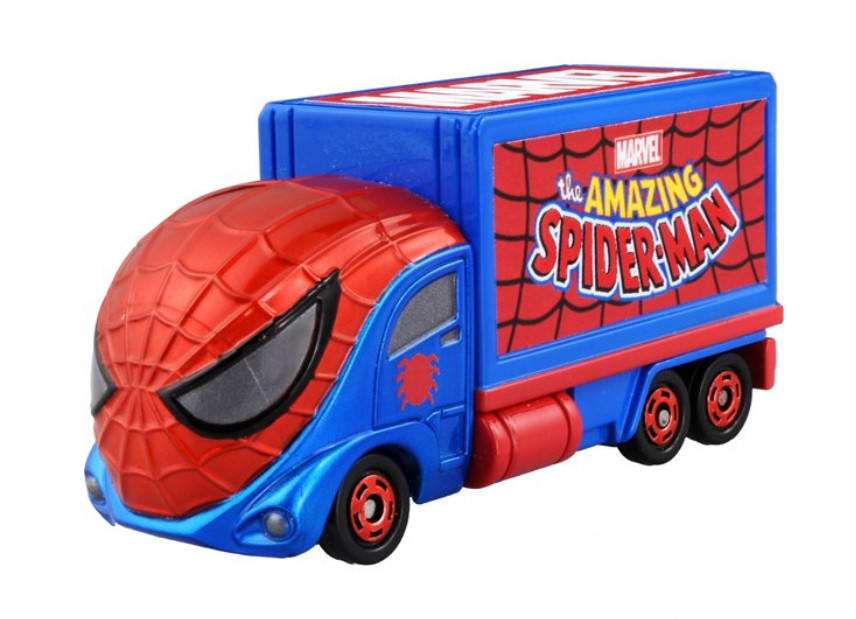 Takara Tomy Tomica Marvel Tune Masked Carry Spider-Man Evo 1.0 Diecast Car