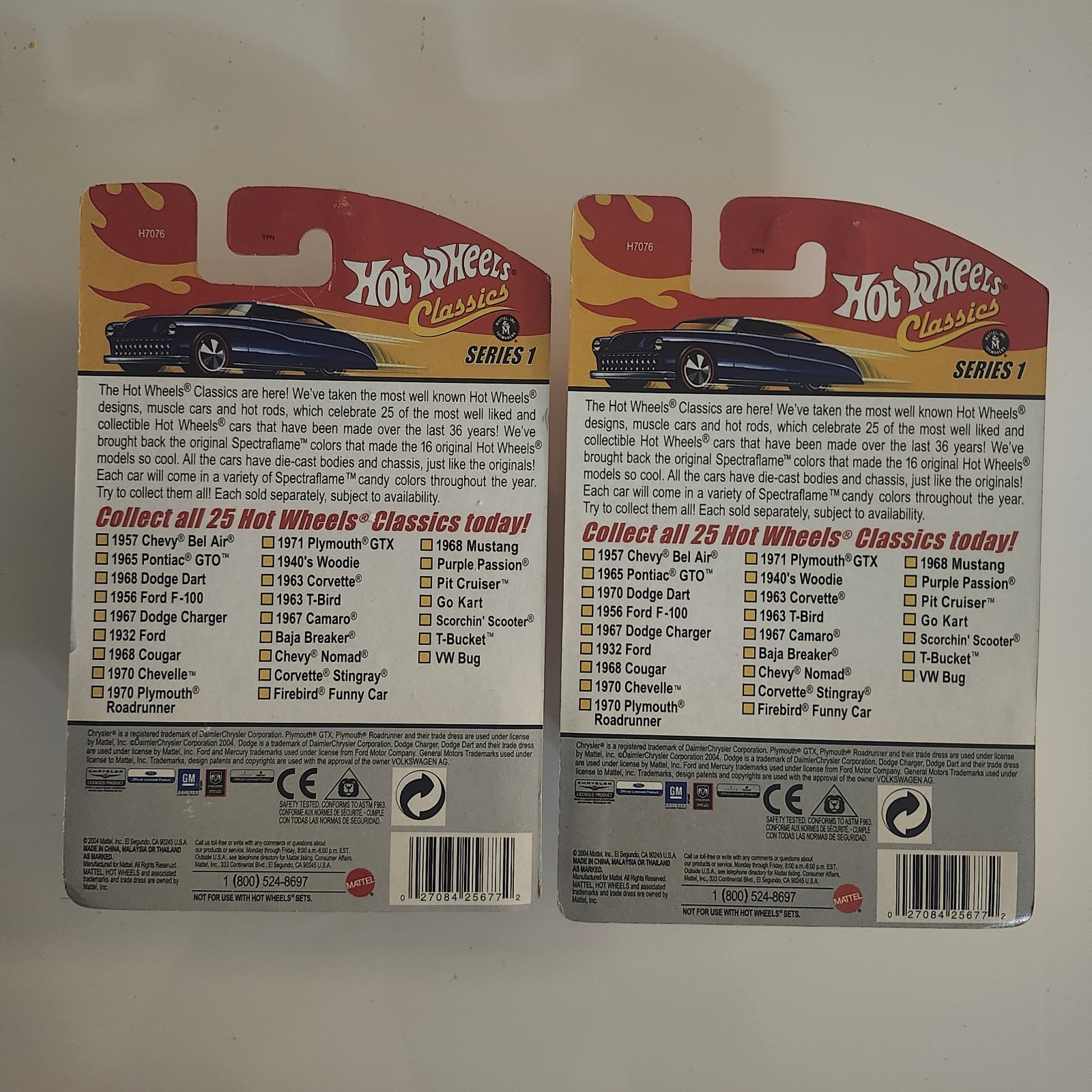 Hot Wheels Classics Series 1 1/64 1940’s Woodie Diecast Cars Lot of 2
