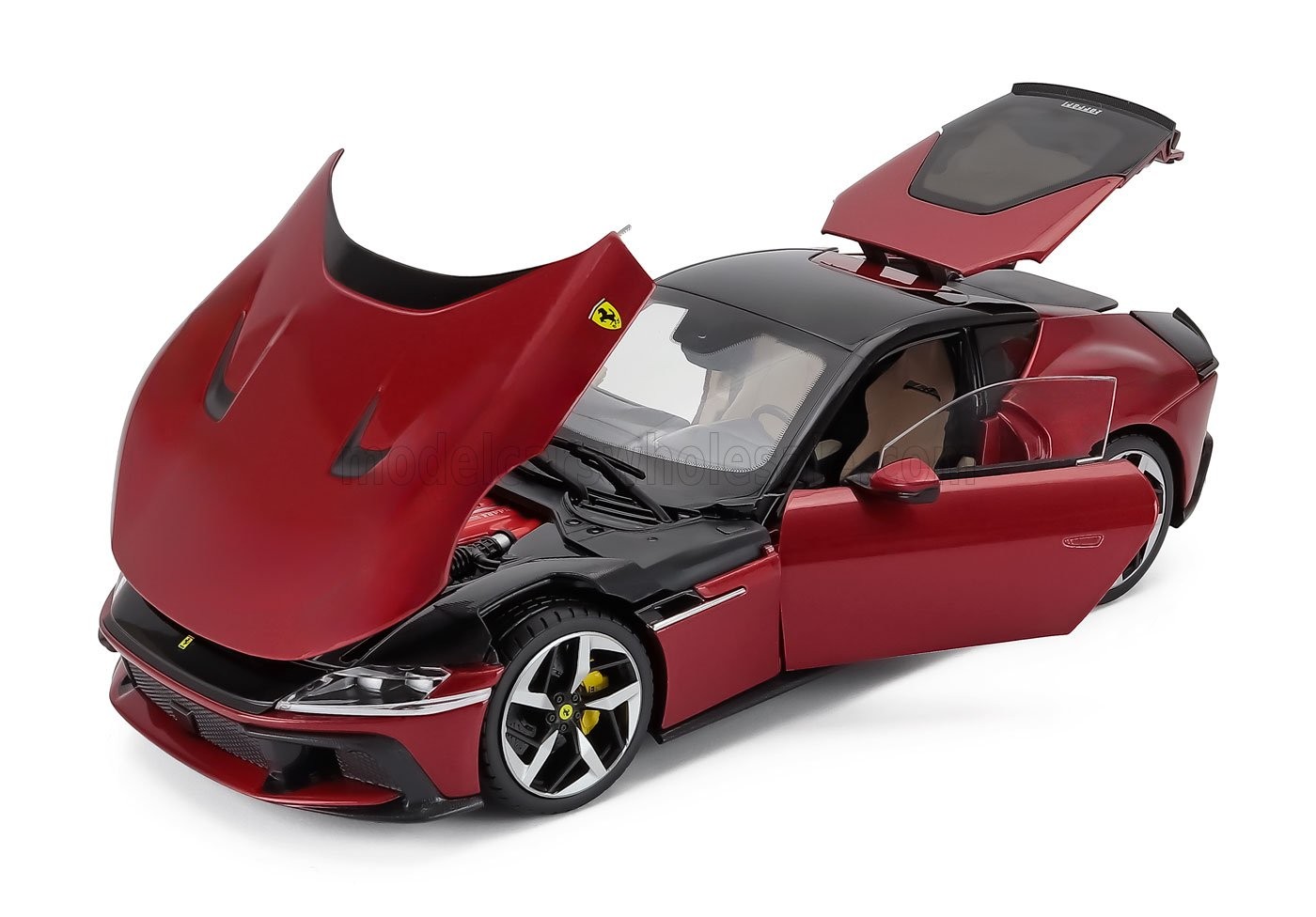 Polistil 1:18 Ferrari 12Cilindri 2024 Imola Red Metallic with Showcase (18FE0…