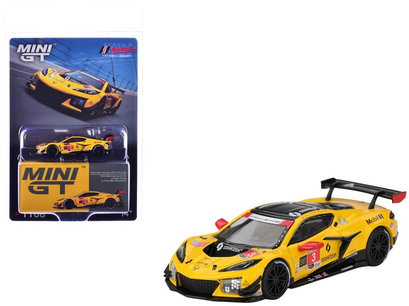Chevrolet Corvette Z06 GT3.R #3 “24 Hours of Daytona” 1/64 Diecast Car – Mini GT
