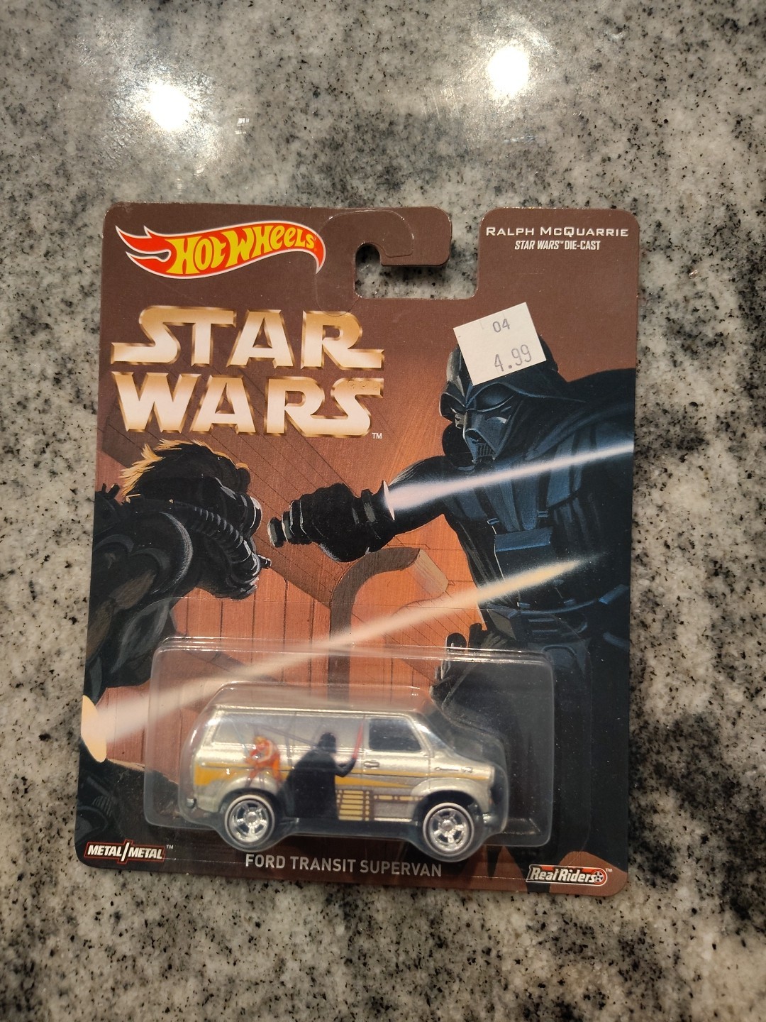 Hot Wheels FORD TRANSIT SUPERVAN silver- Star Wars – HW Pop Culture 1:64 DJH03