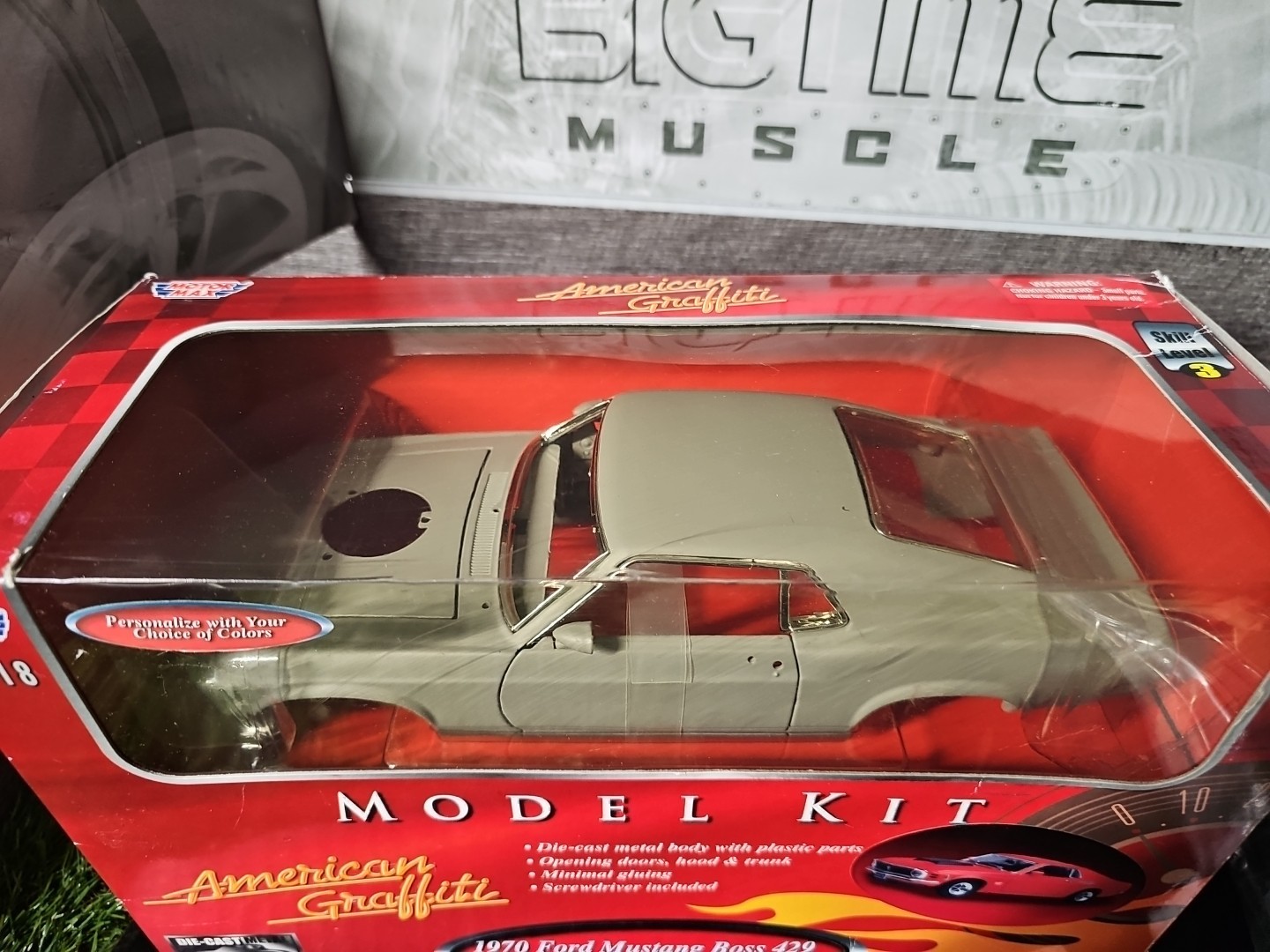 MotorMax American Graffiti 1970 Ford Mustang Boss 429 1:18 Scale Diecast Model