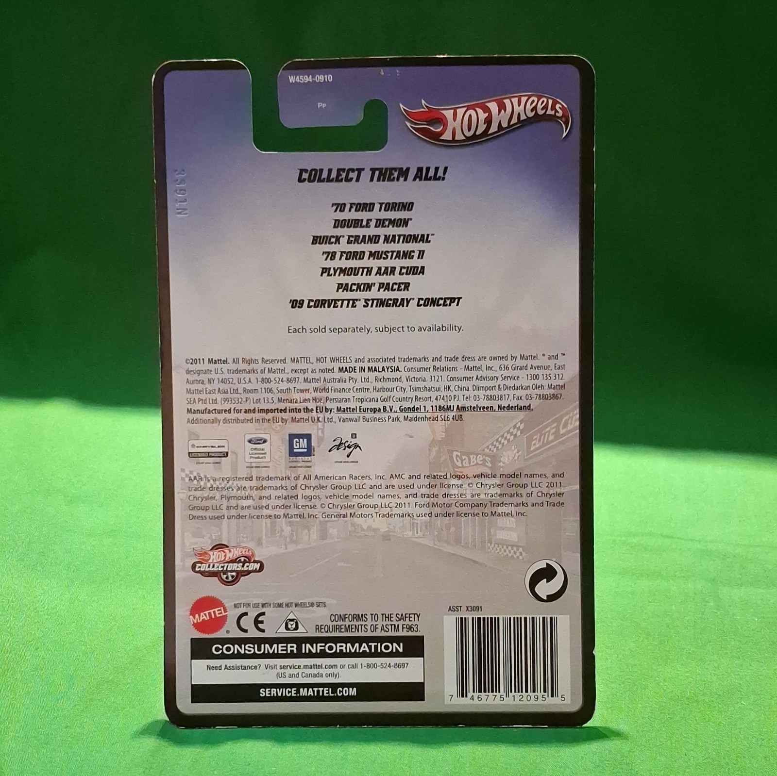 Hot Wheels 2011 Boulrwal Riders Underdogs 1:64 78 Ford Mustang 2 Unopened Card