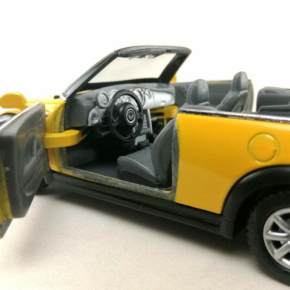 Mini Cooper S Convertible, Kinsmart, Diecast Model Toy Car, 4 Colors, 5”, 1:28