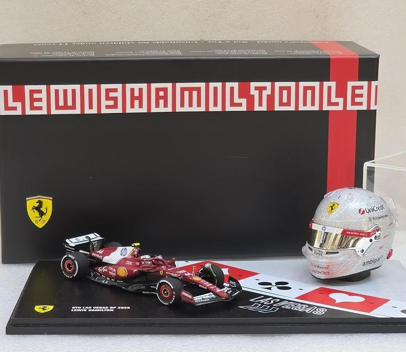 Ferrari SF-25 Las Vegas GP 2025 Lewis Hamilton Looksmart 1/43 #LSSET01