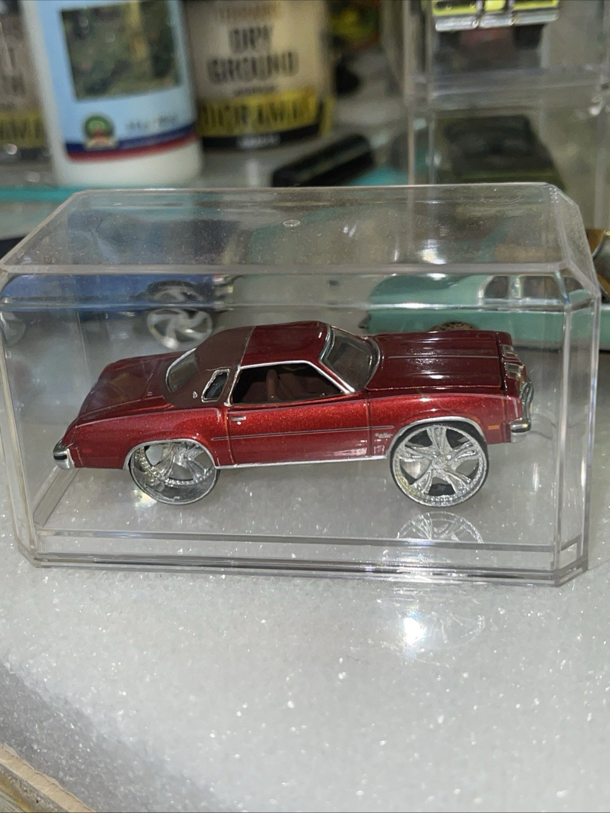 CUSTOM Johnny Lightning 1976 Olds Cutlass Supreme Red Poly On 30s 1:64 NEW