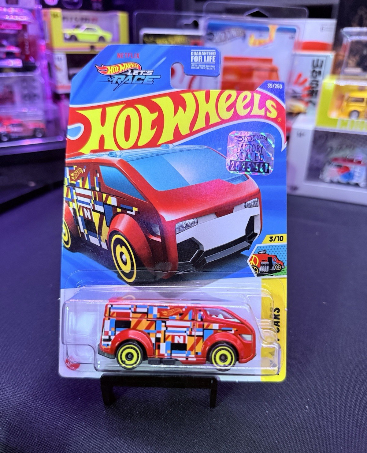 Hot Wheels HW Art Cars The Vanster Van Red Multicolor Diecast FACTORY SEALED!