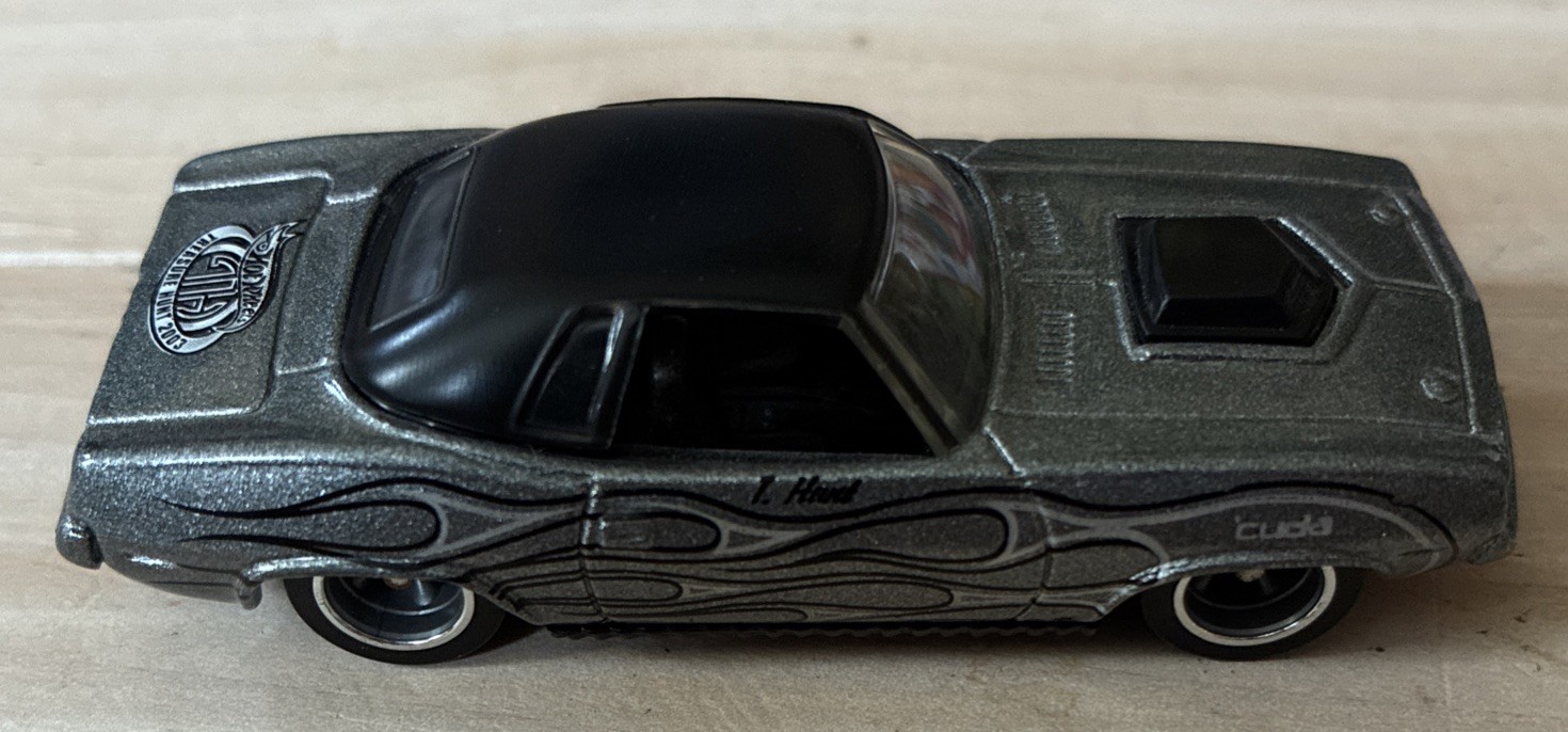 2003 Hot Wheels ’71 Plymouth GTX Silver / Black Treasure Hunt Loose