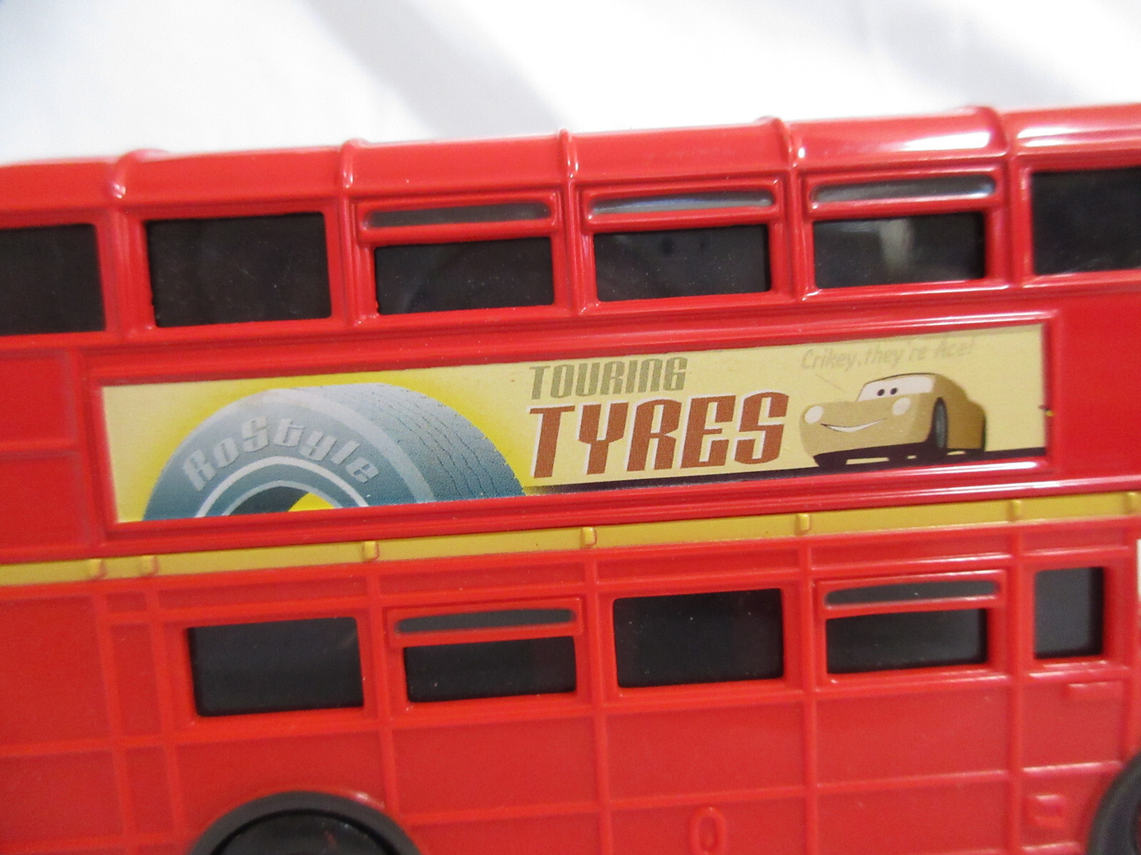 Disney Pixar Cars Fly the United Kingdom #1951AZ Double Decker Trafalgear 91 EUC