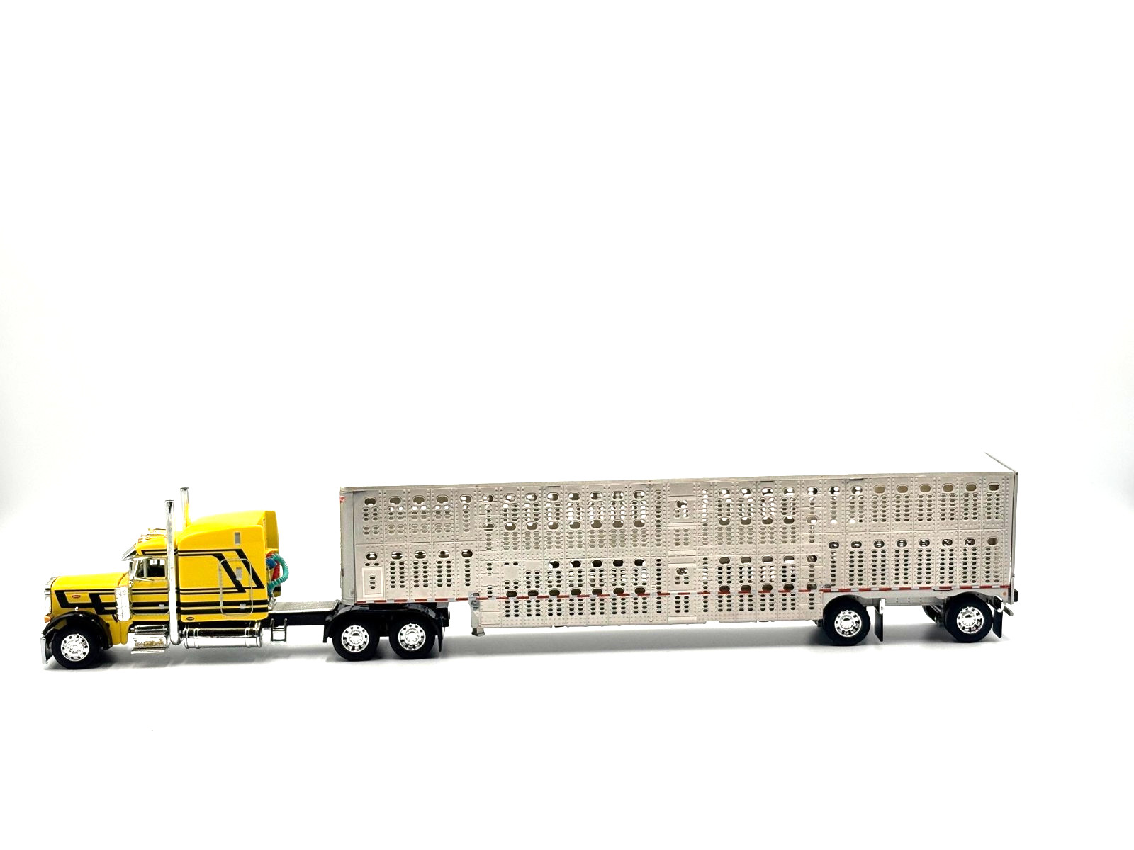 DCP 1/64 Peterbilt 379, Wilson Livestock Trailer Harrison Trucking 60-2104
