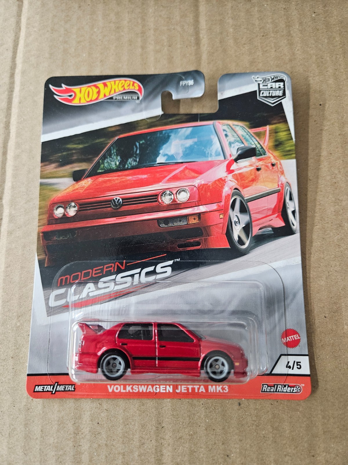 Hot Wheels Premium Car Culture Modern Classics Volkswagen Jetta MK3