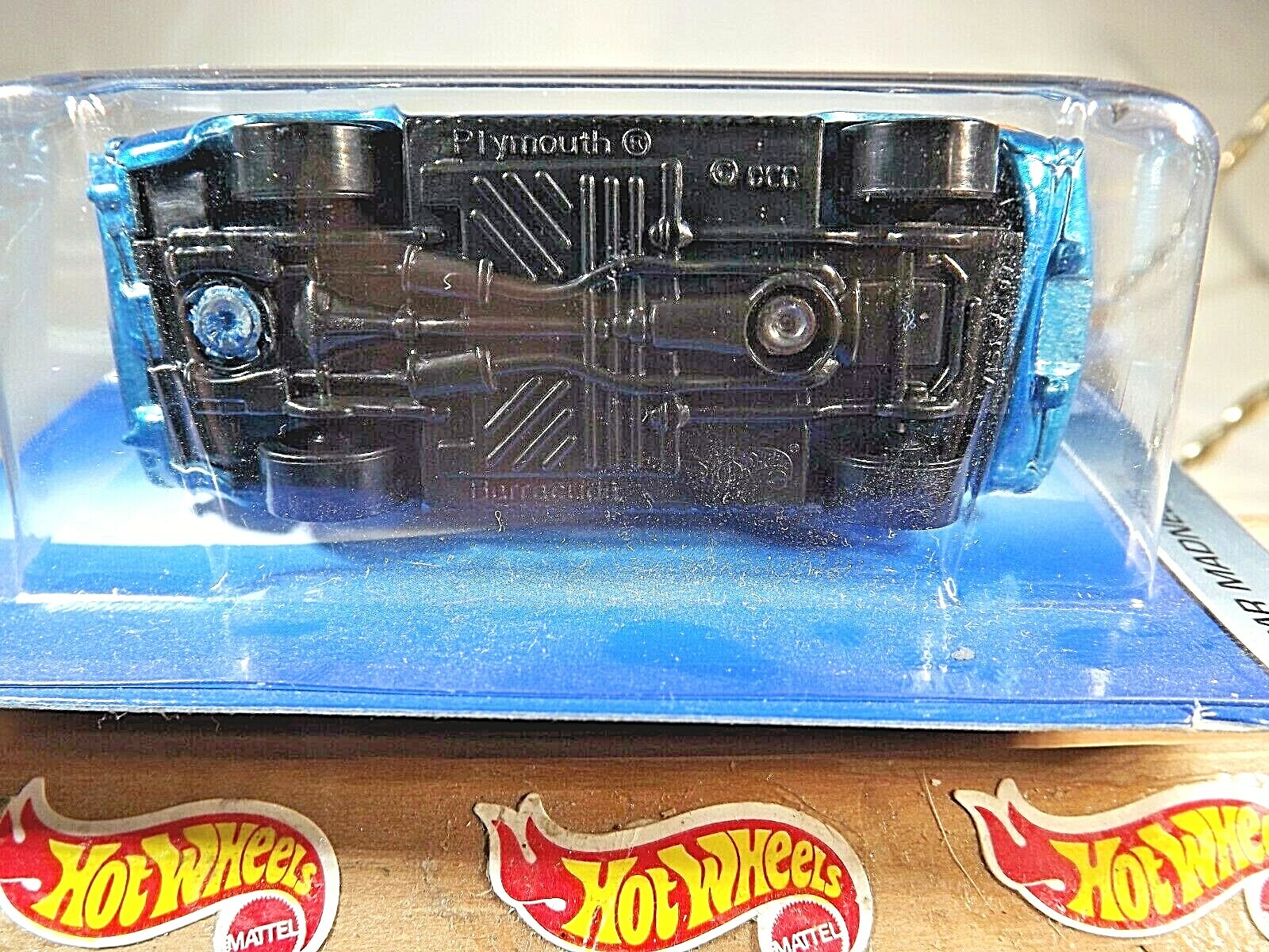 2006 Hot Wheels #61 Mopar Madness 1/5 70 PLYMOUTH BARRACUDA Blue Variant w-Tampo