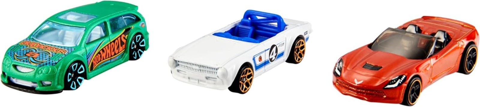Diverse 3-Pack of 1:64 Scale Toy Vehicles – Perfect for Kids 3 & Up