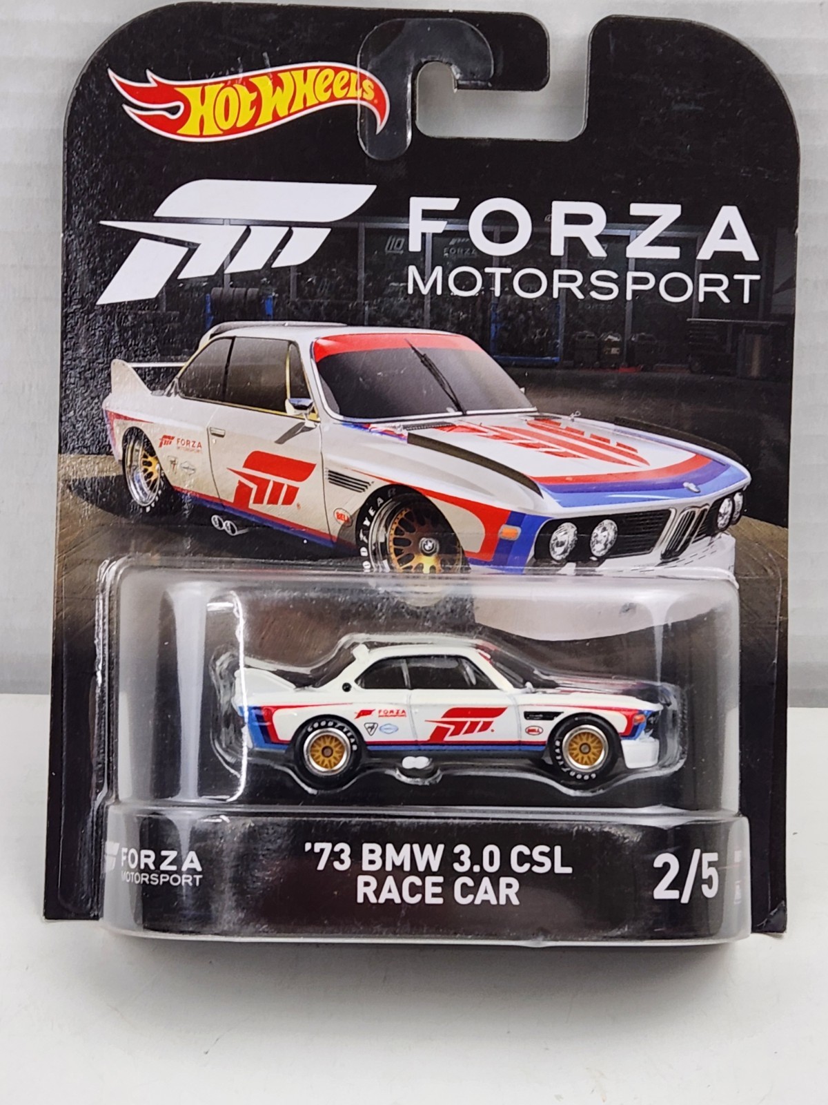Hot Wheels FORZA Motorsport 1973 BMW 3.0 CSL RACE CAR 2/5 New 2017