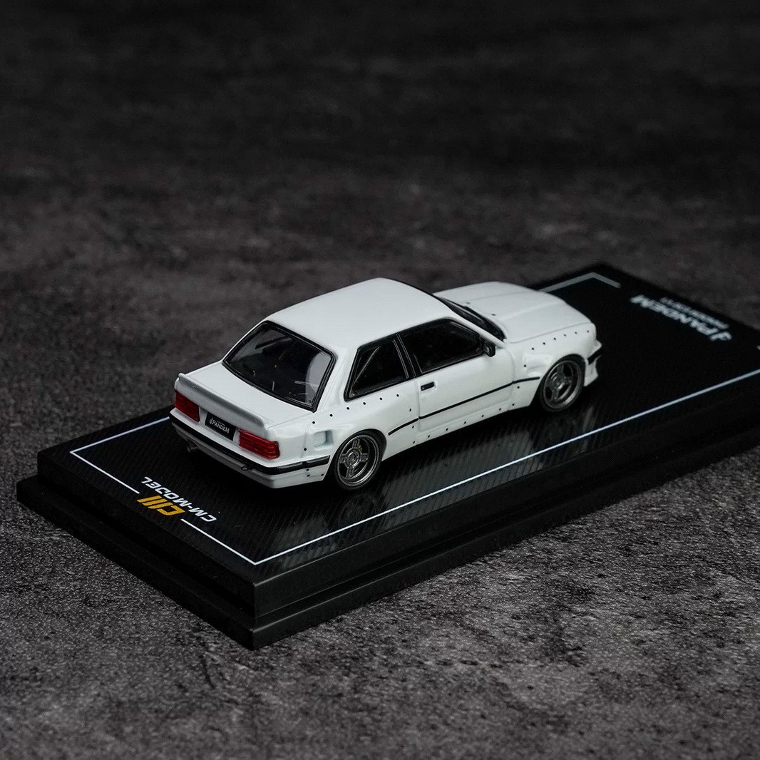 CM 1/64 Scale BMW M3 E30 White Diecast Car Model Collection Toy Gift NIB