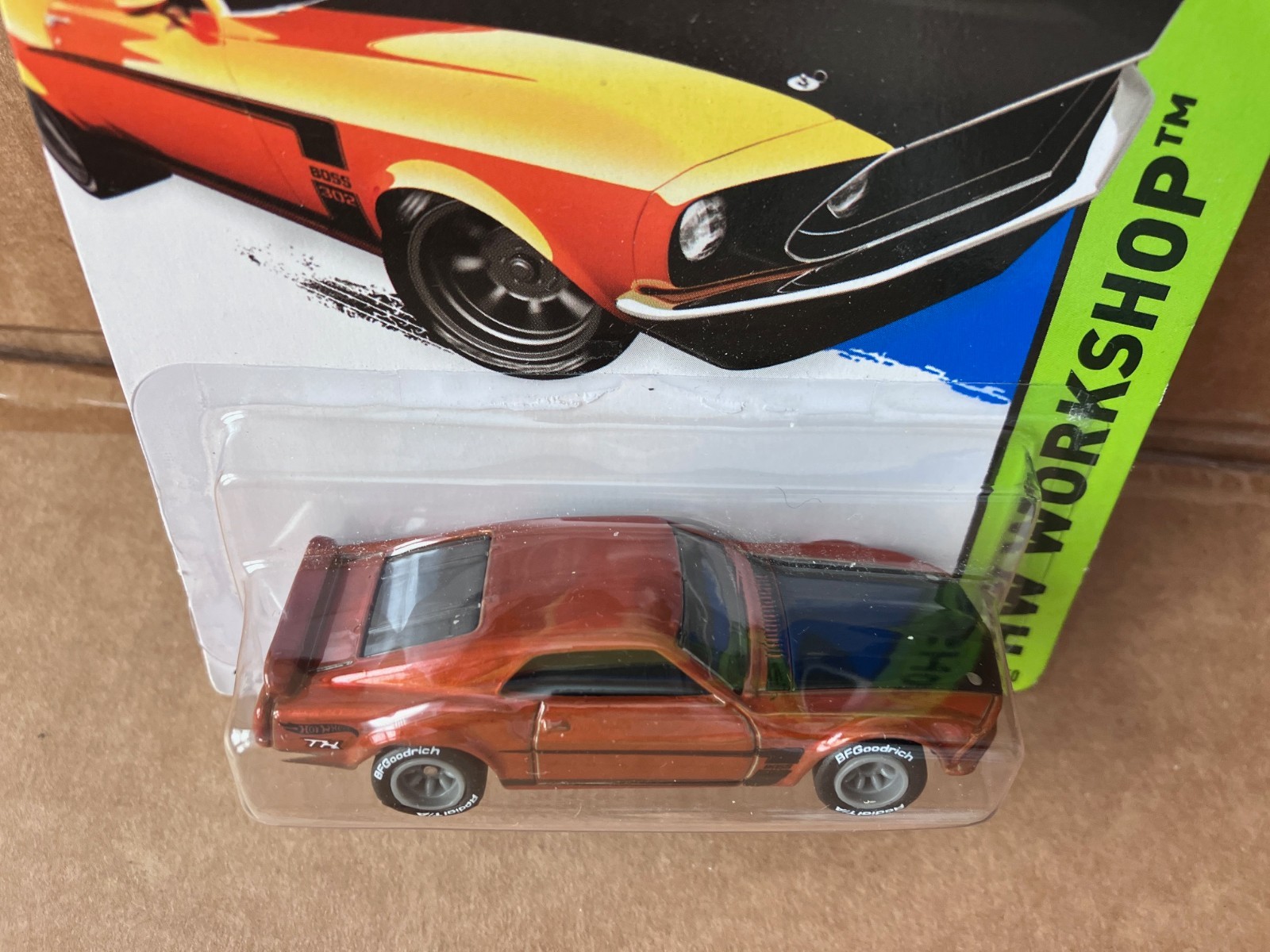 Hot Wheels HW Workshop Super Treasure Hunt ’69 Ford Mustang Boss 302 Copper