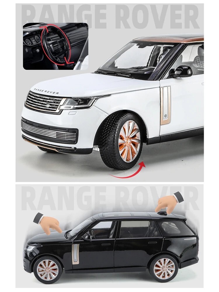 1:18 Land Rover Range Rover Fifty Diecast Vehicle Model Car Toy Collection Gift