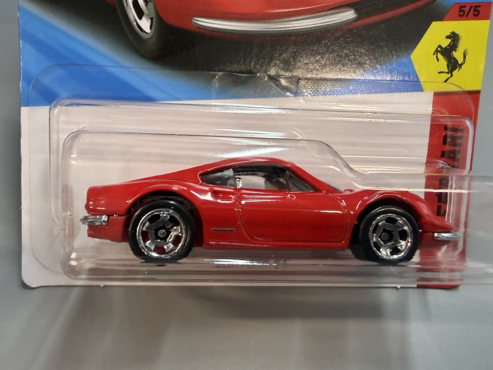 2026 Hot Wheels Lot Of (3)-Ferrari Dino 206 GT Red-NEW