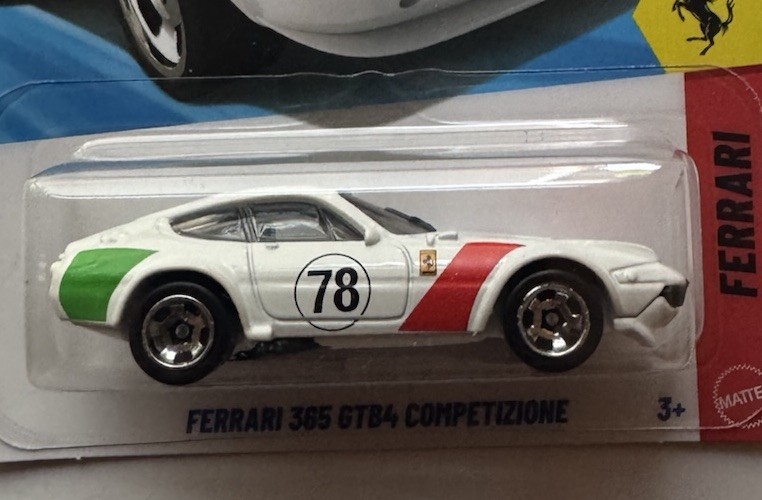 2026 Hot Wheels FERRARI 2/5 Ferrari 365 GTB4 Competizione 62/250 (#78)