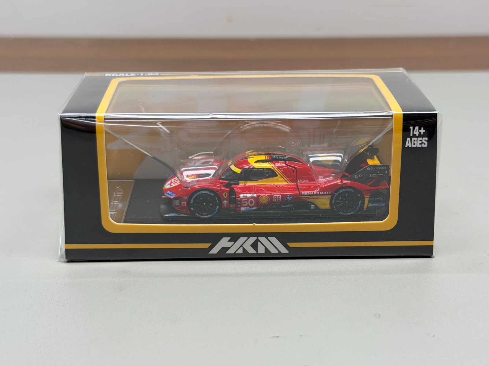 HKM 1/64 Ferrari 499P Hypercar Le Mans Alloy Car Model