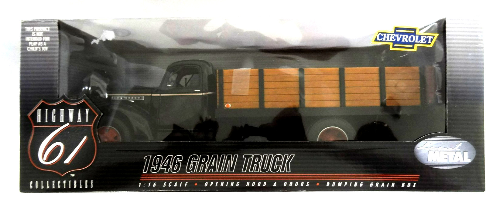HIGHWAY 61 COLLECTABLES 1946 CHEVROLET GRAIN TRUCK 1/16 SCALE DIECAST #50190